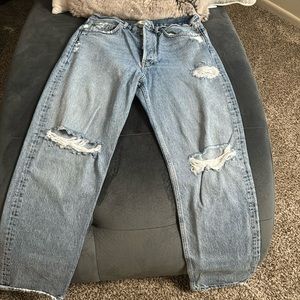 Agolde jeans mid rise loose fit.